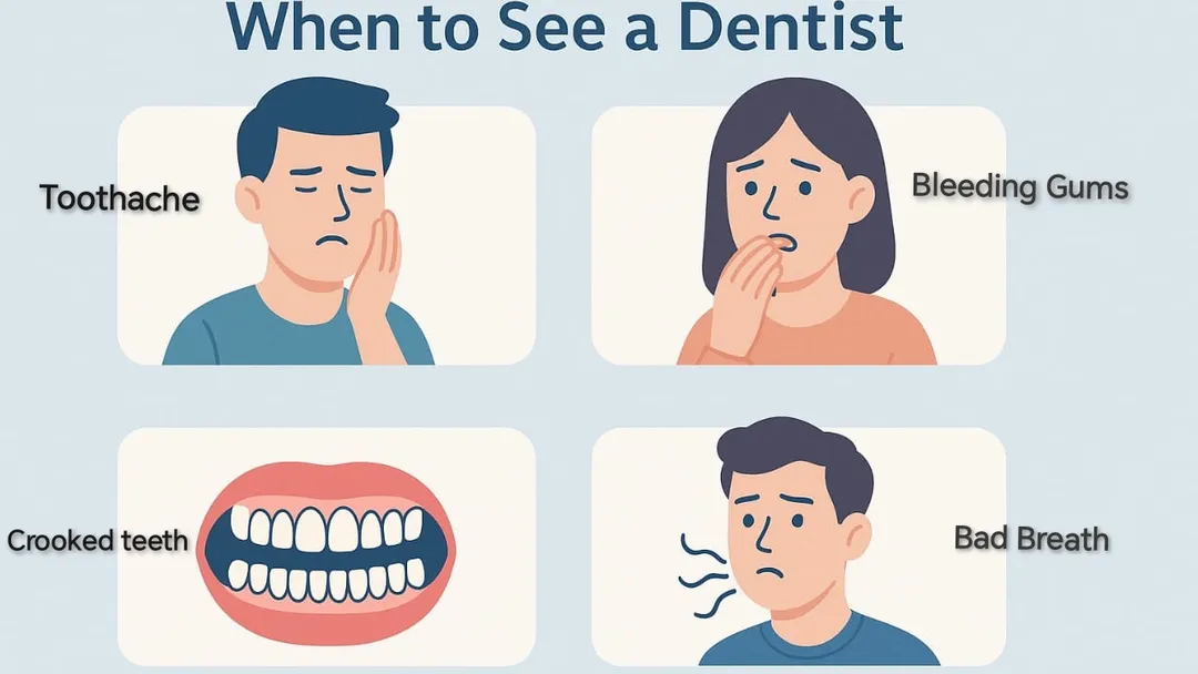 When to see a dentist?